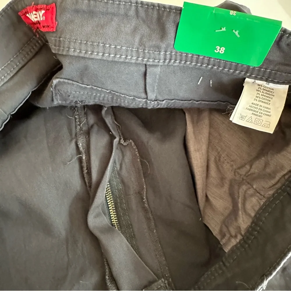 UNION BAY UB Cargo Shorts Men 38 Y2K Blue Gray Chunky Skate Cargo Bermuda hiking